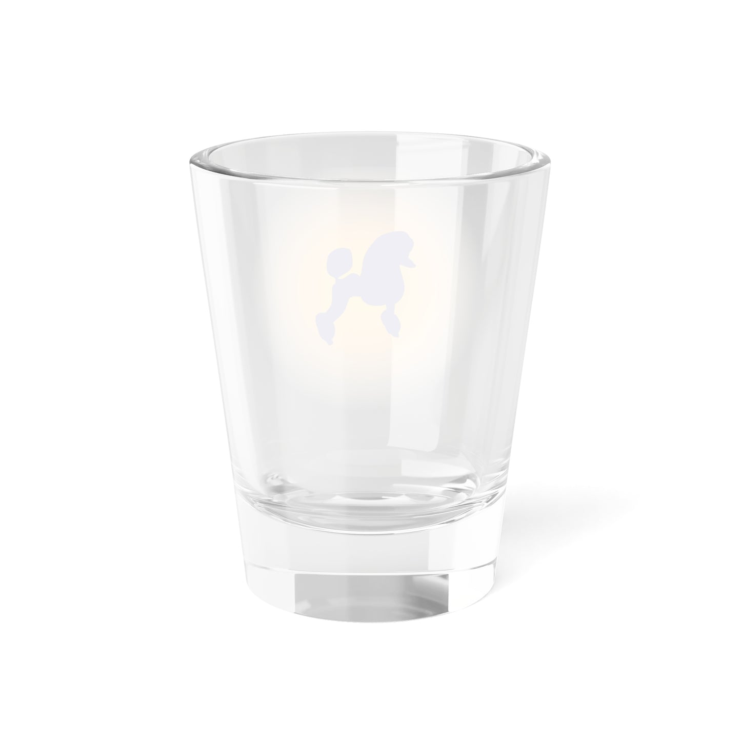 Poodle Spotlight Shot Glass