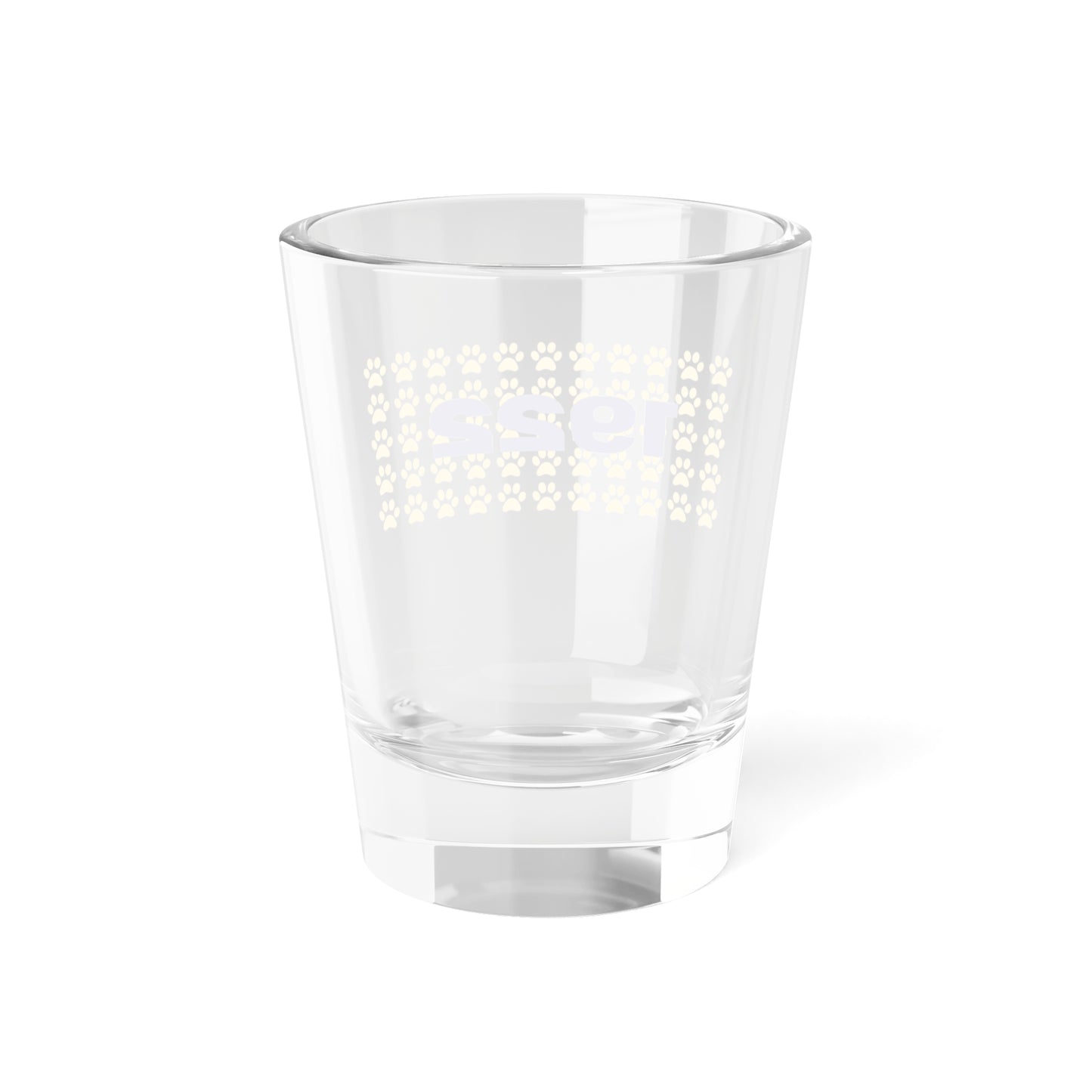 Paw Printed Shot Glass