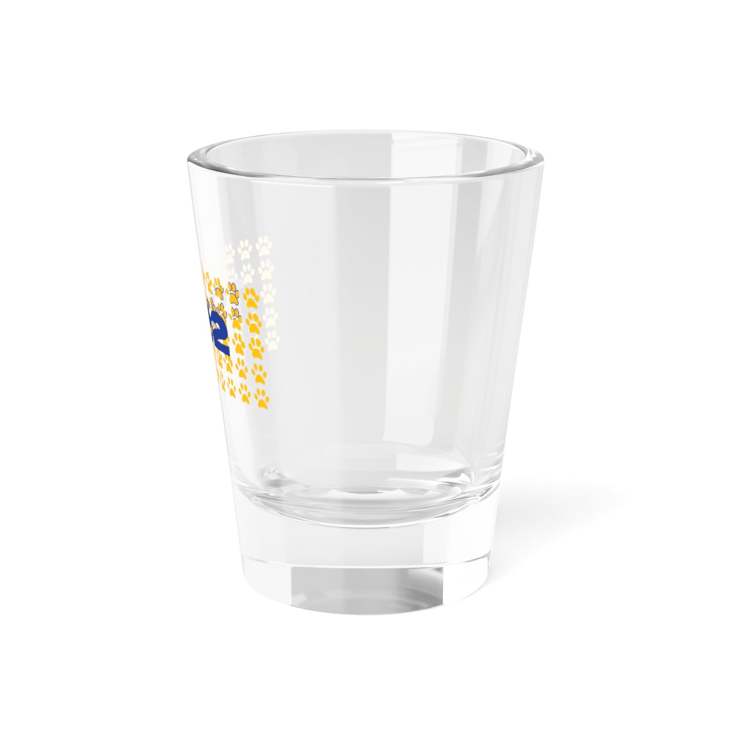 Paw Printed Shot Glass
