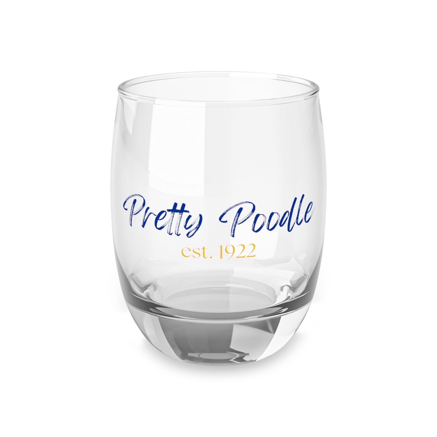 Pretty Poodle est. 1922 Glass