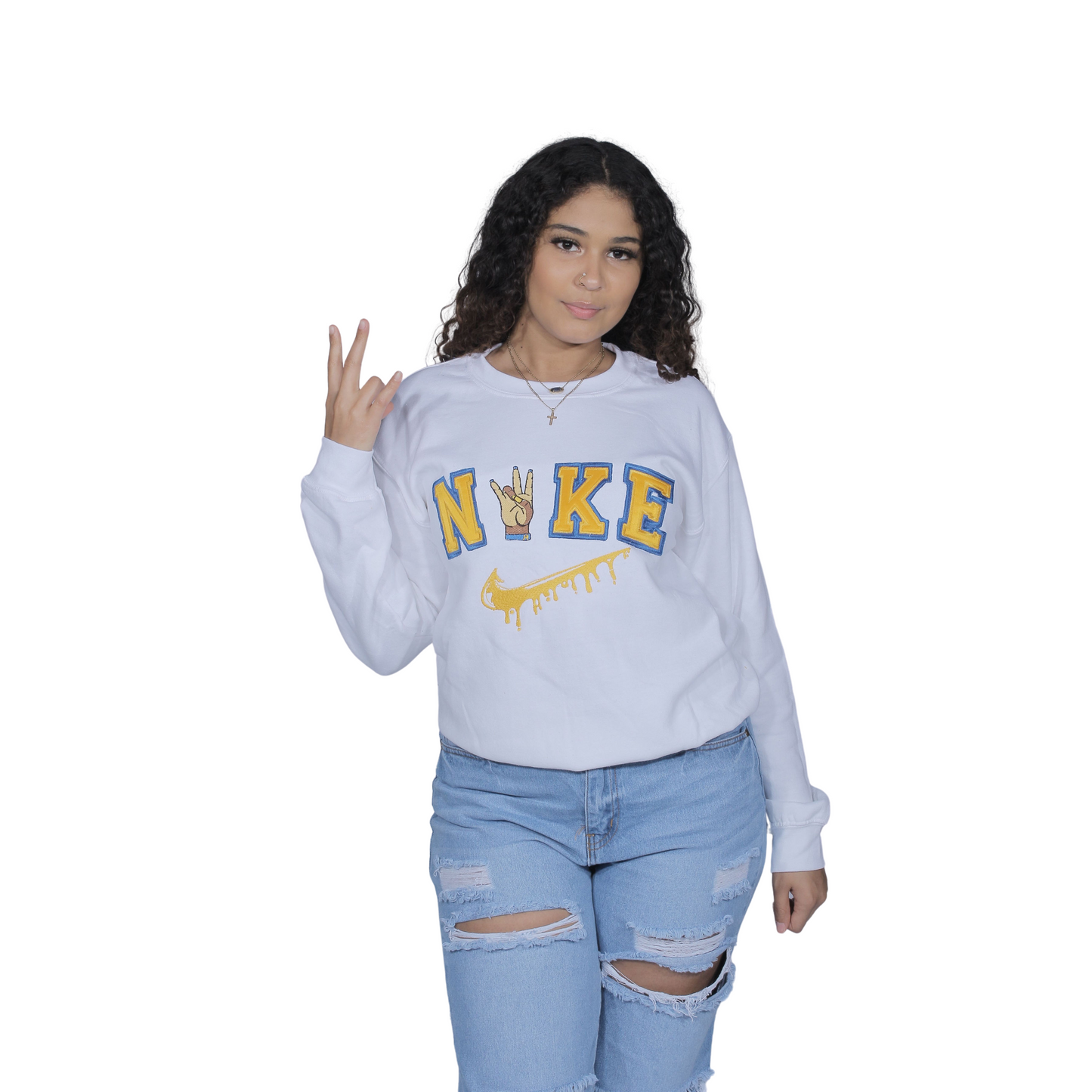 SGRho Stitched Crewneck