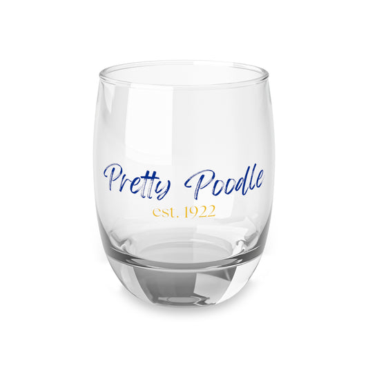 Pretty Poodle est. 1922 Glass