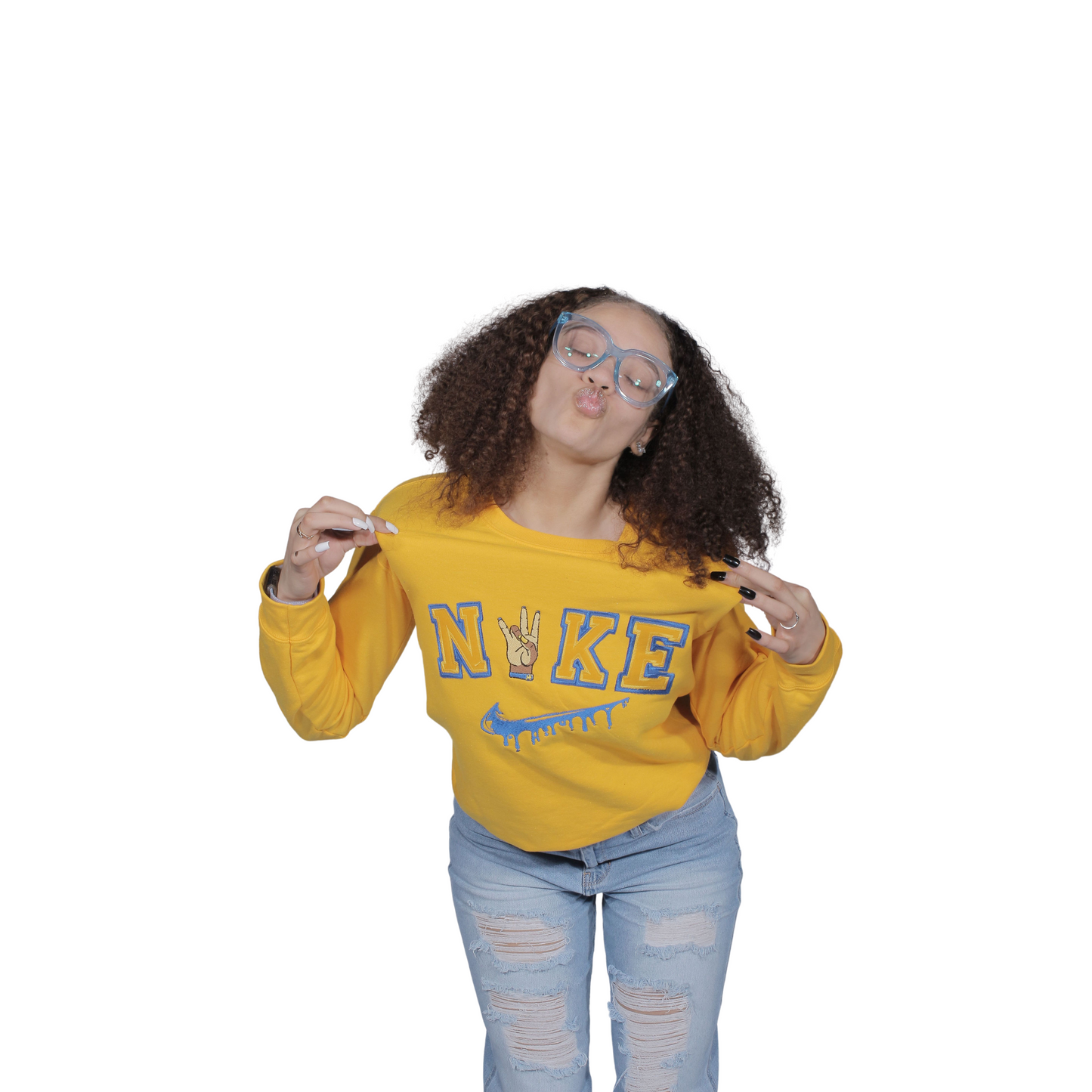 SGRho Stitched Crewneck