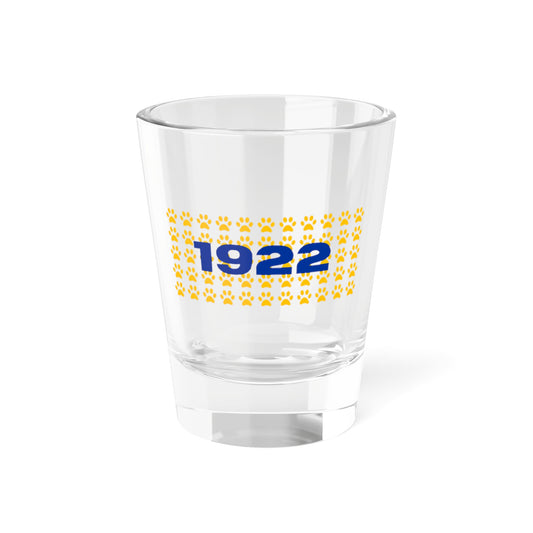 Paw Printed Shot Glass