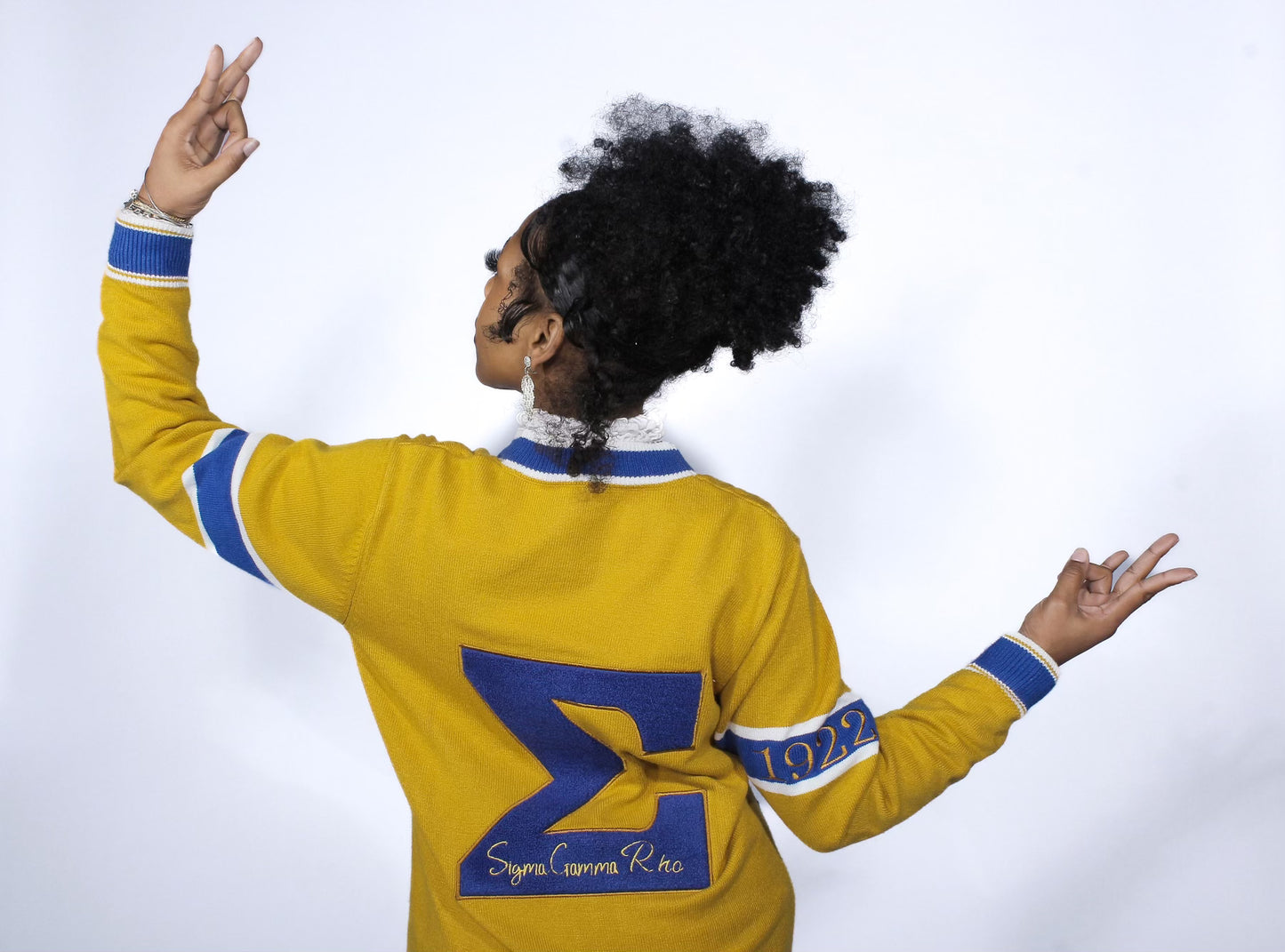 Sigma Gamma Rho Cable Knit Sweater